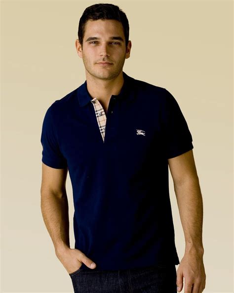 burberry blue polo shirt|Burberry polo shirt outlet.